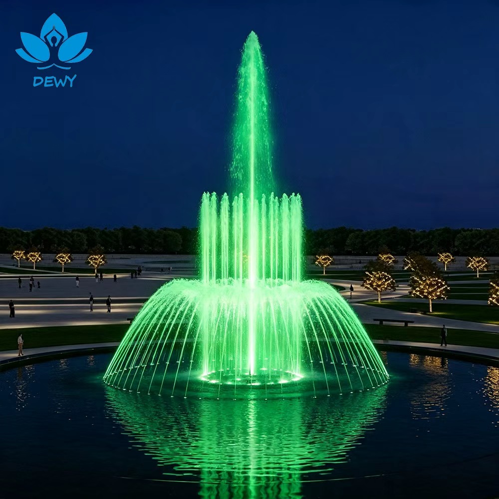 Dance music fountain