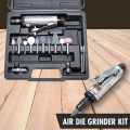 New 16 Pcs Air Compressor Die Grinder Grinding Polish Stone Kit 1/4 Inch Air Grinder Mill Engraving Tools Kits Pneumatic Tools