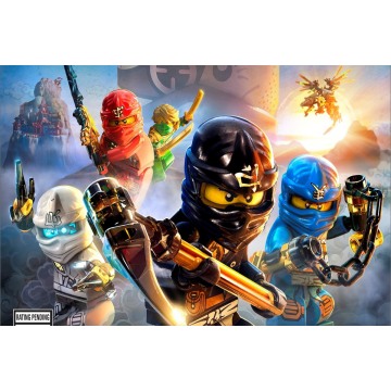 fabric poster custom print (frame available) game Ninjago Shadow Of Ronin PDM698 for wall art room decor home decoration