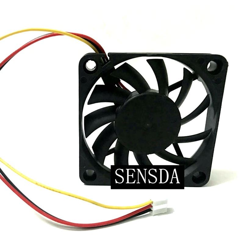60mm slim fan Free shipping sxdool EC6010L12ER 12V 0.14A 60*60*10mm Cooling Fan 3LINE 60m slim best quality cooling fan