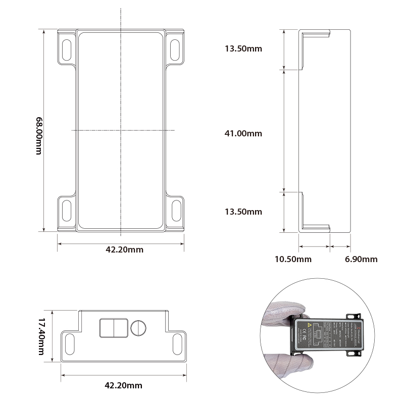 Industrial Laser Distance Sensor Short Range