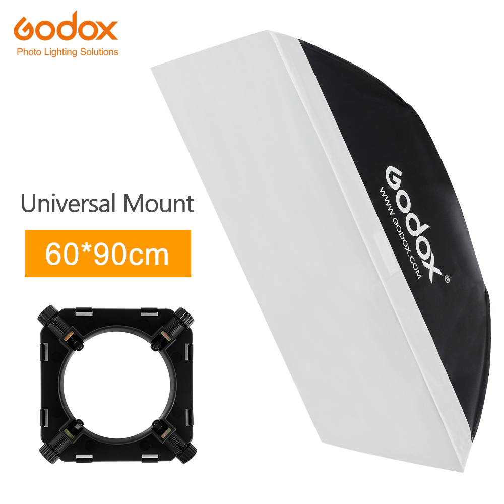 Godox Pro 24"x35" 60x90cm Softbox Universal Mount Studio Strobe Lighting K-150A K-180A 250SDI 300SDI E250 E300