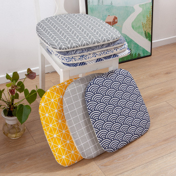 Cartoon Simple Cushion Nordic Printing Chair Sofa Decor Office Dining Stool Non-Slip Pad Sponge Cushion Home Textile 40*40CM