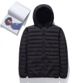 NewBang 6XL 7XL Plus Matt Fabric Ultra Light Down Jacket Men Hooded Winter Men's Down Jacket Hat Detachable Feather Coat