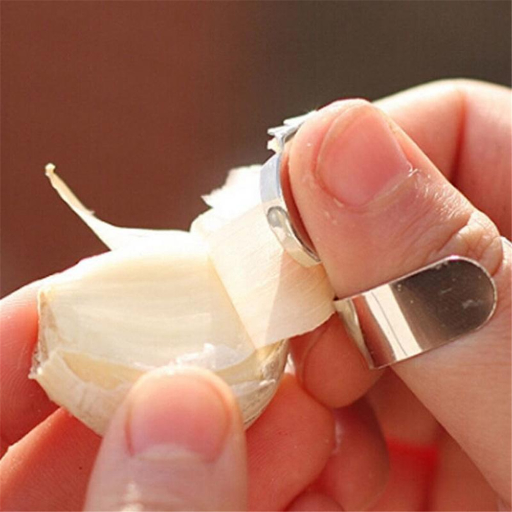 Finger Garlic Peeler Fruit Vegetable Kitchen Ginger Garlic Chestnut Slicer for Garlic Ginger Peeler Kitchen Cooking Accessories