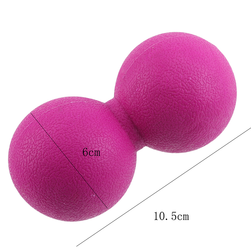 High Density Lacrosse Ball Gym Fitness Ball Therapy Relax Exercise Peanut Massage Ball Relieve Stress