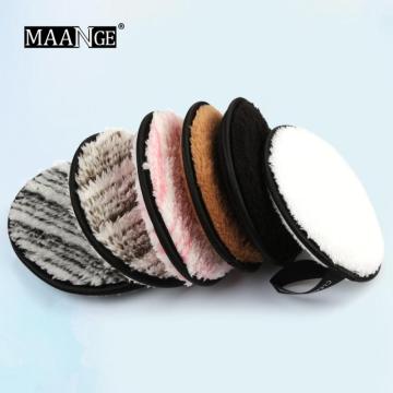 6 Color Sponge Puff Soft Flannel Durable Lazy Cotton Pad Double-sided Makeup Natural Multi-functional Beauty Supplies