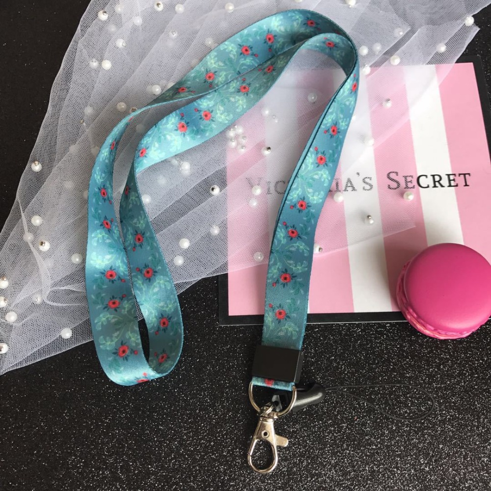 Flower Neck Strap Lanyard For Keys Phone Accessories For Mobile Phones Lanyards Keychain Strap Smartphones Keychain For Phone