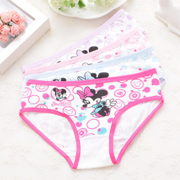 4 PCS/Lot Baby Underwear Kids Panties for 2-11 Years Girls Toddler Children Cotton Underpants Briefs