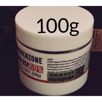 60% Monobenzone white face whitening cream fades skin tone clears blemishes & age spots 100g/200g/500g