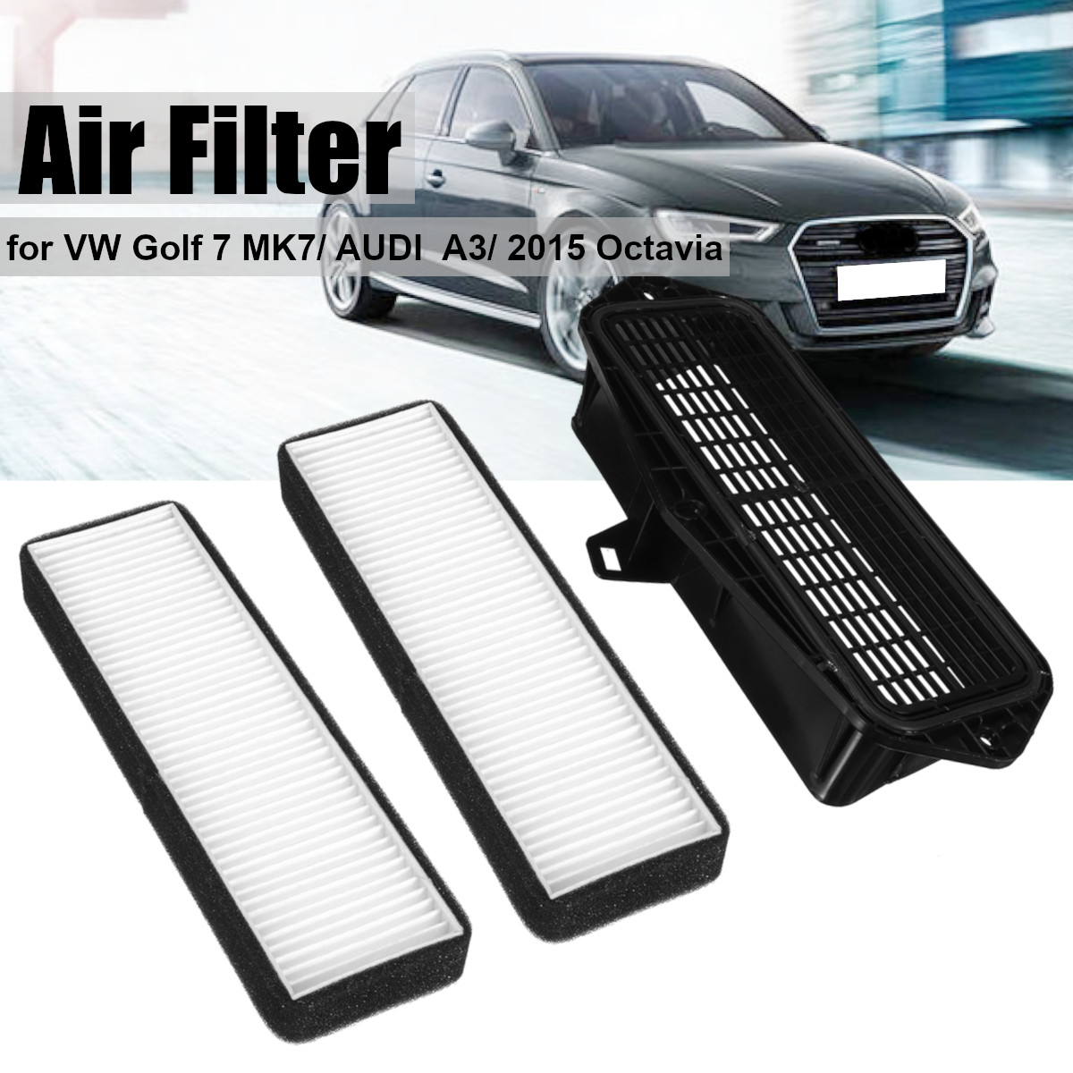 Car Engine Cabin Air Filter Outlet For Volkswagen For VW Golf 7 MK7 For AUDI A3 2015 For Octavia