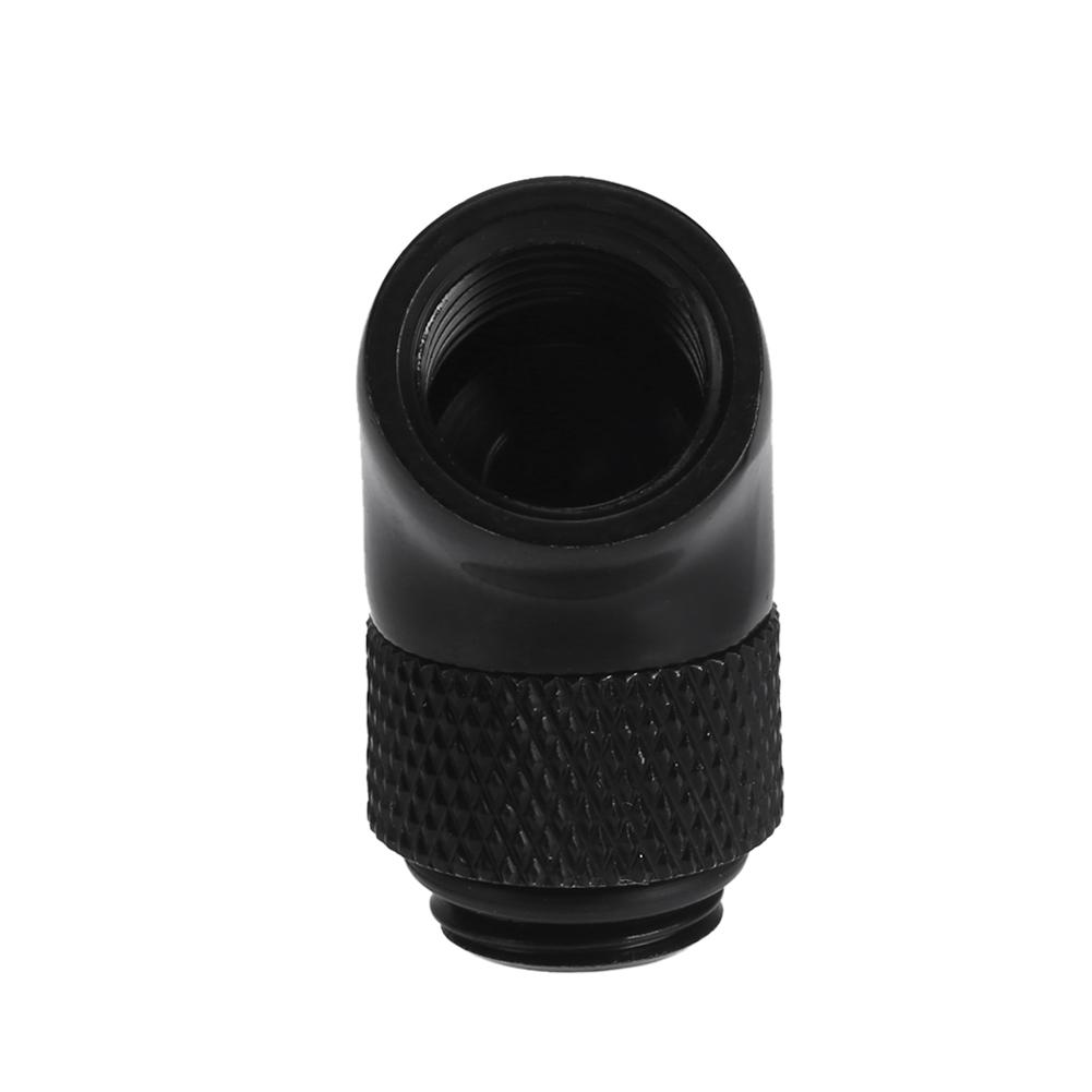 G1/4 Screw Thread 45 Degree Elbow Rotation Brass Adapter Connector Fitting PC Computer Water Cooling Accessories