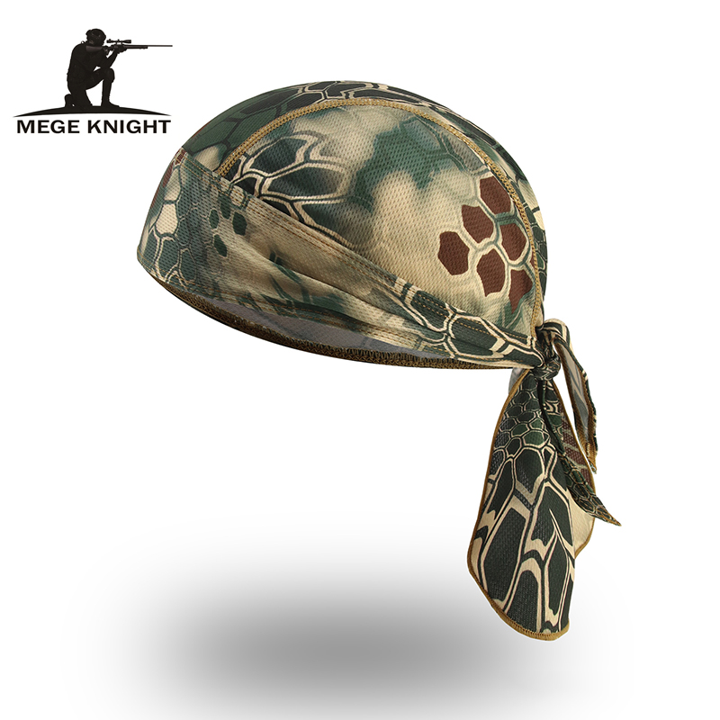 Mege Summer Breathable camouflage Beanies Hat Military Army Skullies Unisex Hip Hop Knitted Cap Elastic Outdoor Cap Dropshipping
