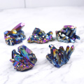 Natural Seven Rainbows Electroplating Cluster Decoration Rich and colorful Reiki Healing Column Point Radiation Resistant