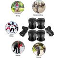 6Pcs Protective Gear Set Roller Skating Protector Elbow Knee Pads for Kids Adults Skateboard Cycling Ice Sports Protectors