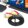 Basix 1.5m 3 RCA to RCA Audio Video Cable 3RCA Male to 3 RCA Male Composite Audio Video AV Cable Cord Wire For DVD TV