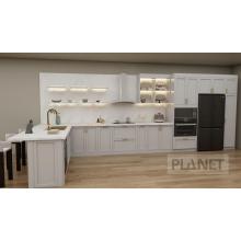 Custom Design Modern Style L Shaped Wooden Home Kitchen Cabinets