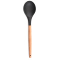 9/10/11/12PCS Kitchen Cooking Tools Set Black Silicone Utensils Set Turner Tongs Spatula Soup Spoon Non-stick Shovel Oil Brush