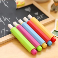 5Pcs New Random Candy Color Non-toxic Chalk Holder Chalk Clip Clean Teaching Hold for Teacher Children Stationery