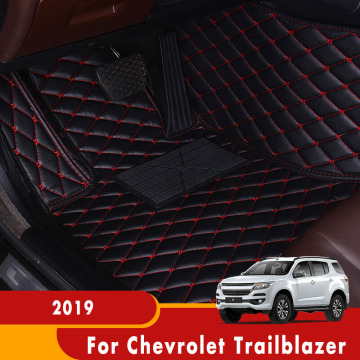 Car Floor Mats For Chevrolet Trailblazer 2019 Leather Carpet Styling Protect Interior Accessories Dash Foot Pads Rugs Decoration