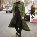 New Trench Coat Men Jacket Mens Overcoat Casual Slim Fit Windbreak Plus Size Solid Long Coat Men Fashion Winter Coats Homme