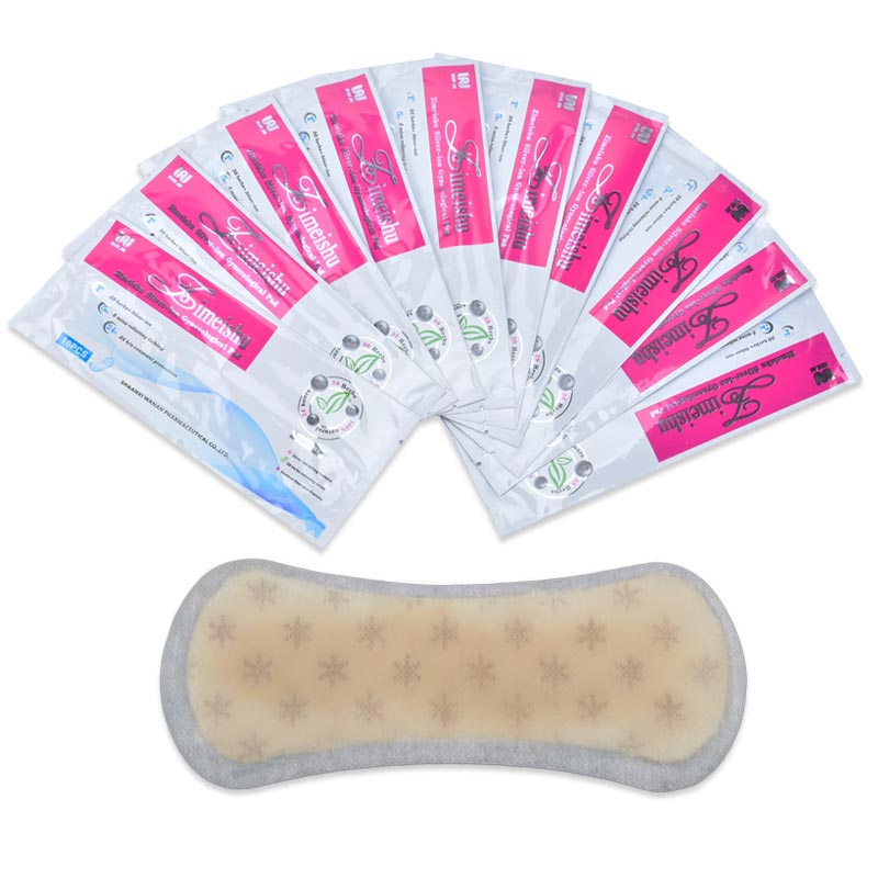 Zimeishu silver-ion feminine hygiene medicated pads gynecological cure care pad yoni pearls medicine vaginal tampons