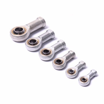 2Pcs M5 M6 M8 M10 M12 M16 Fish Eye Rod End Joint Ball Bearings SI T/K Accessories Female Left Hand Thread Rod End Bearing Shafts