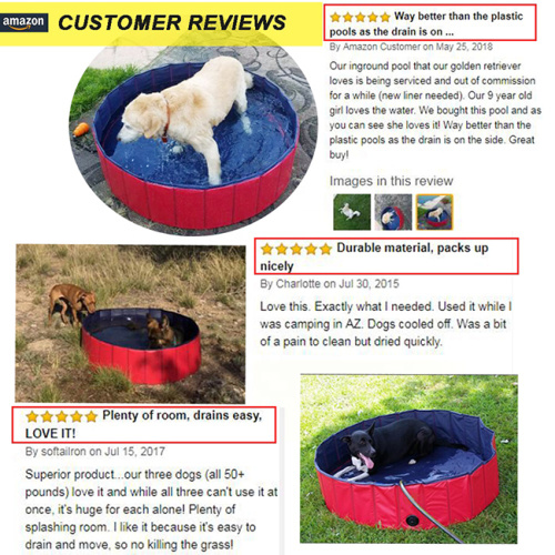 Foldable Dog Pool Dogs Swimming Pools Bathing Tub for Sale, Offer Foldable Dog Pool Dogs Swimming Pools Bathing Tub