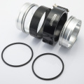 EPMAN HD Exhaust V-band Clamp w Flange System Assembly For 3.5" 89mm Radiator Hose Intake Turbocharger Pipe EPSS89KB