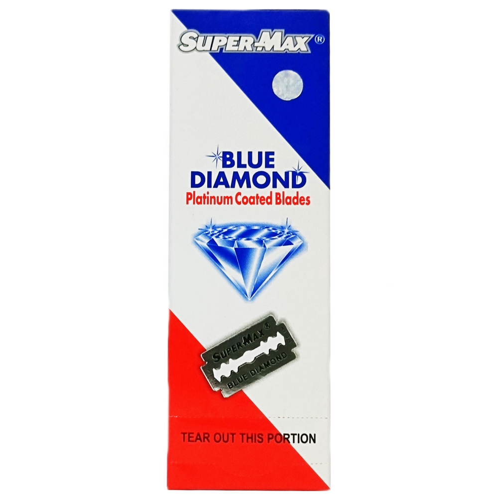 Super Max Blue Diamond Double Edge Razor Blades 50 100 200 pcs