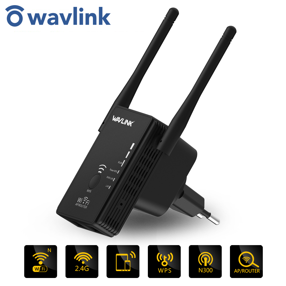 Wavlink WN578R2 High Power Wireless Router wifi Repeater 300mbps Wifi Range Extender Amplifier 5dbi Dual LAN Port Signal Booster
