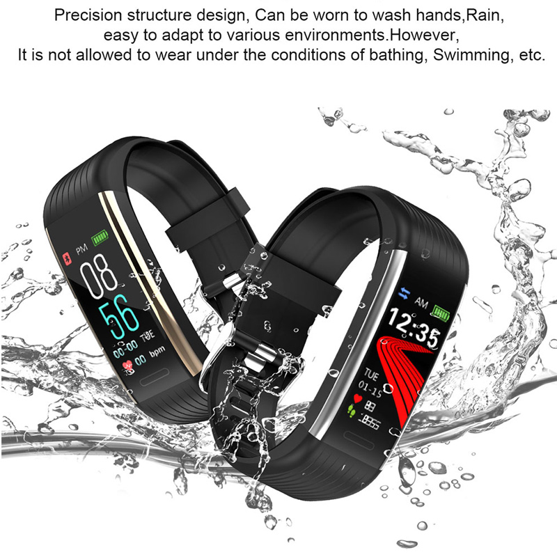 2020 Smart Wristband Fitness Bracelet Blood Pressure Measurement Smart Bracelet Heart Rate Waterproof Pedometer Smart Band Watch