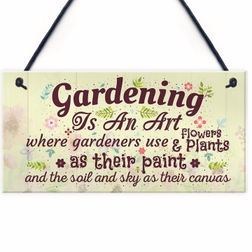 Meijiafei Gardening Is An Art Novelty Hanging Plaque SummerHouse Sign Garden Shed Friendship Sign 10