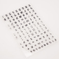 10x15cm Alphabetic lis Transparent Clear Stamps Silicone Seals Roller Stamp DIY scrapbooking photo album/Card Making Easter