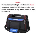 WORKPRO 15" Open Top Tool Bag Heavy Duty Tool Storage Bag Tool Organizer Multifunctional Bag Men Crossbody Bag for Tools