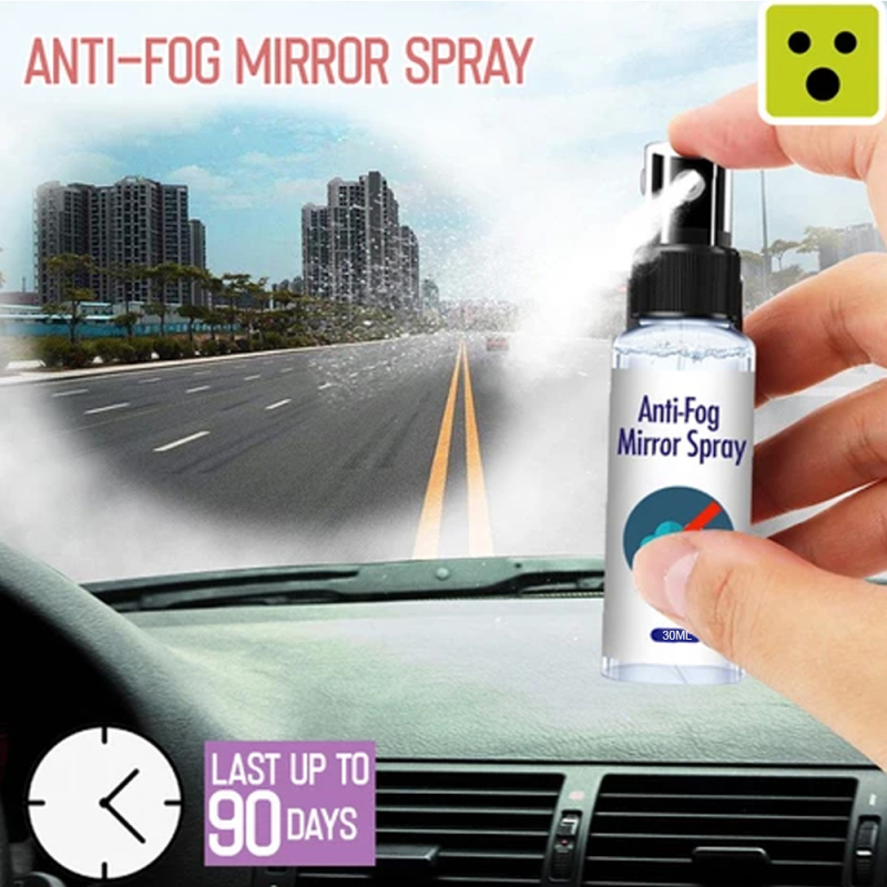 1PC Auto Car Window Glass Cleaner Anti Fog Agent Mirror Spray Waterproof Rainproof Long Last 90 Day Car Cleaning Car Accessories