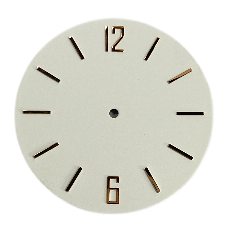 black blank dial