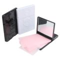 Portable Facial Oil Blotting Paper with Mirror Cleansing Face Absorbing Oil Control Facial Tissue Skin Care Makeup Remover Tools