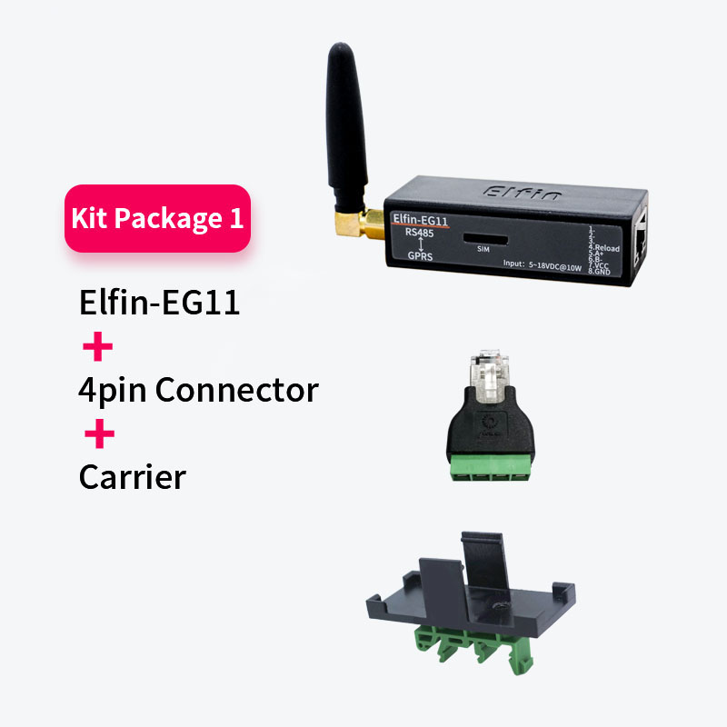 EG11 Serial Port Device Connect to Network Modbus TPC IP Function RJ45 RS485 to GSM GPRS Serial Server