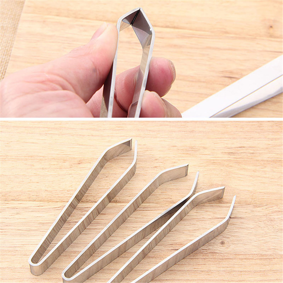 High Quality Stainless Steel Fish Bone Tweezers Remover Pincer Puller Tongs Pick-Up Seafood Tool Economic Crafts