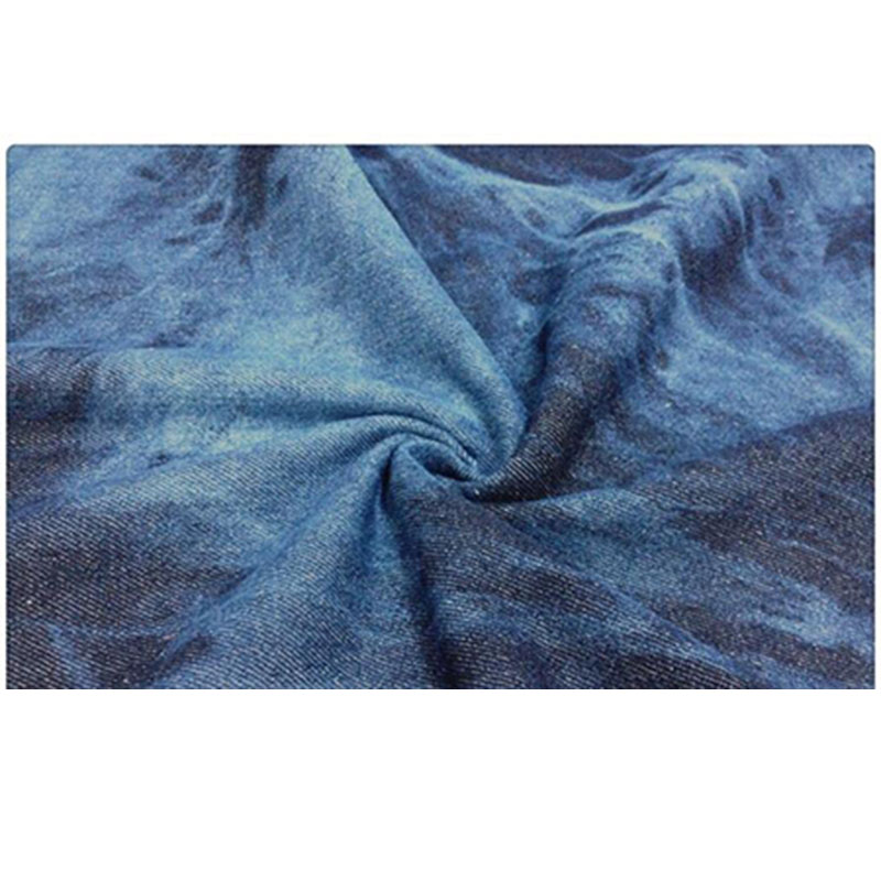 Good ! 145*50cm 1pc Tie Dyed Denim Fabric 100%Cotton Thick Washed Denim Fabric For Patchwork DIY Sewing Jeans Clothing Pants