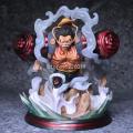 28cm One Piece Anime Figure One Piece Luffy Battle Statue PVC Action Figure GK GEAR FOURTH Luffy Figurine Collectible Model Toys