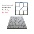 Paver Molds DIY Paving Mould Home Garden Floor Road Concrete Stepping Driveway Stone Path Mold Patio Maker Black Plastic Making