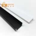 5pcs 0.5M Black Super Slim Recessed Aluminum LED Profile without Flange Using for Strip within 12mm Led Bar Lights vwith cover