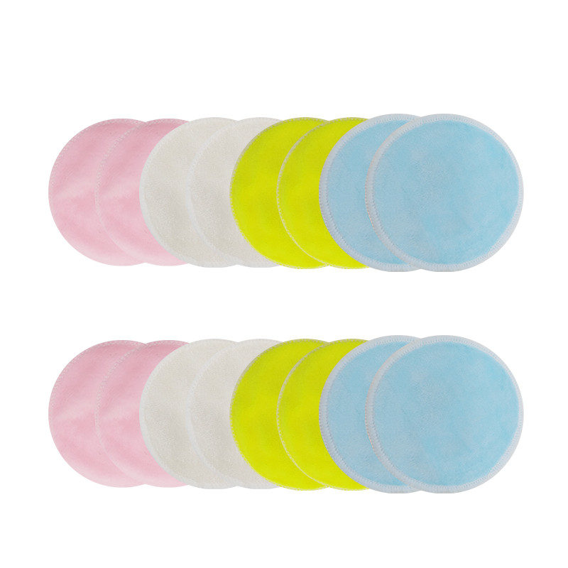 8Pcs/lot Reusable Cotton Pads Make up Facial Remover Double layer Wipe Pads Nail Art Washable Cleaning Pads With Bag dropshiop