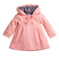 Pudcoco Newborn Baby Girl Clothes Warm Fall Trench Coat Hooded Cute Princess Jacket Long Sleeve Children Clothes Tops For Baby