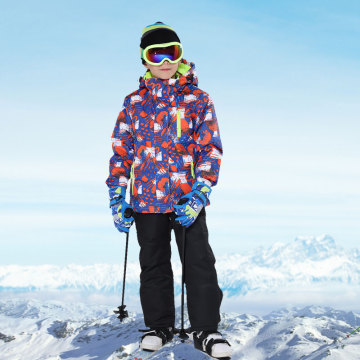 2020 Children's Ski Suit Brands Winter High Quality Children Windproof Waterproof Snow Suit Winter Boy Ski and Snowboard Jacket