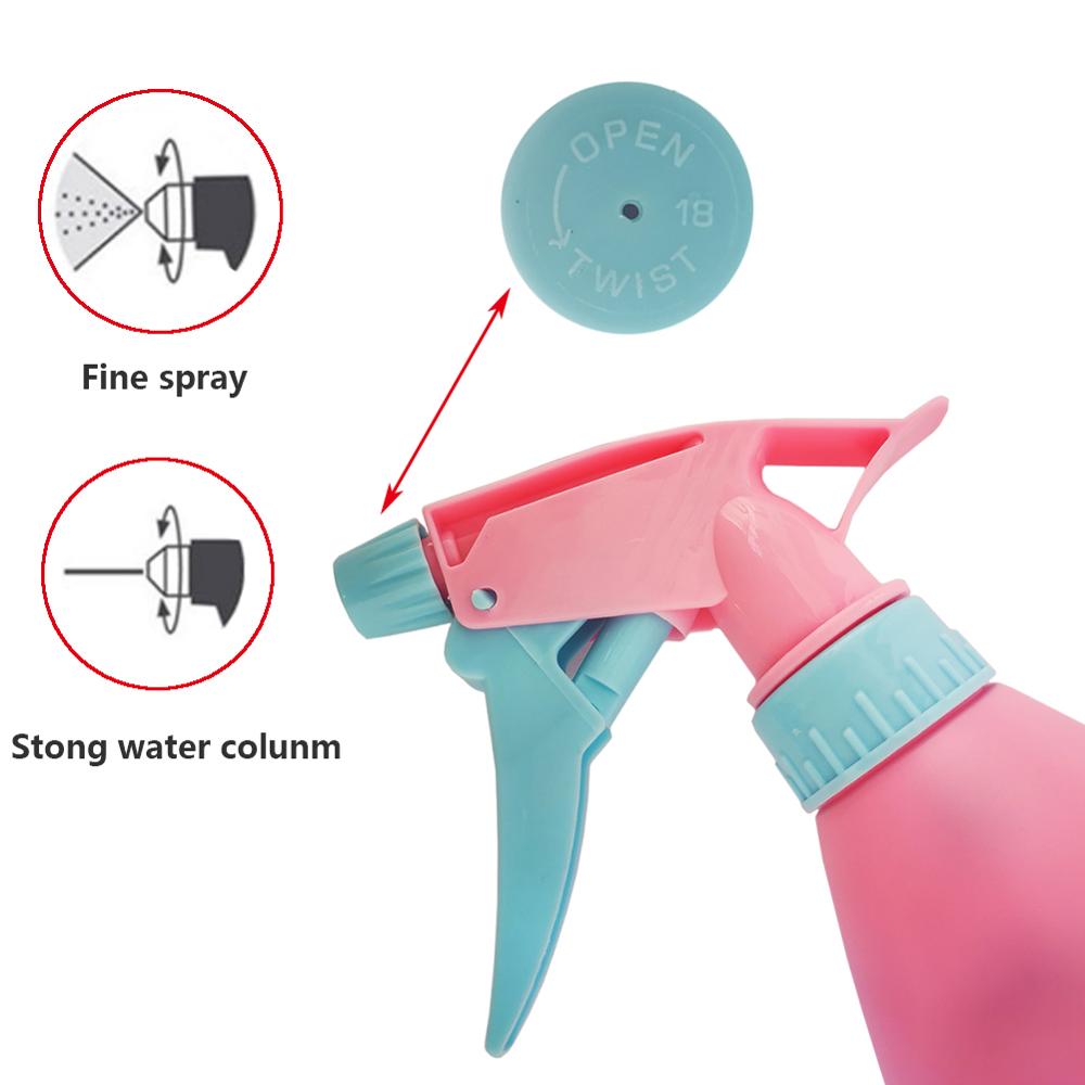 500mL Candy Color Home Flower Plants Watering Can Garden Sprinkler Spraying Bottle Household Cleaning Misting Tool