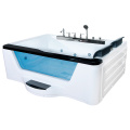 HS-B229A Acrylic Bathtub High-quality Household Massage Bathtub Home Bathroom Bathtub (Left Skirt)110V/220V (2000*1620*700mm)