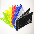 Self Adhesive Fastener Tape Dots 15mm MultiColor Strong Glue Magic Sticker Disc White Black Round Coins Hook Loop Tape 100Pairs